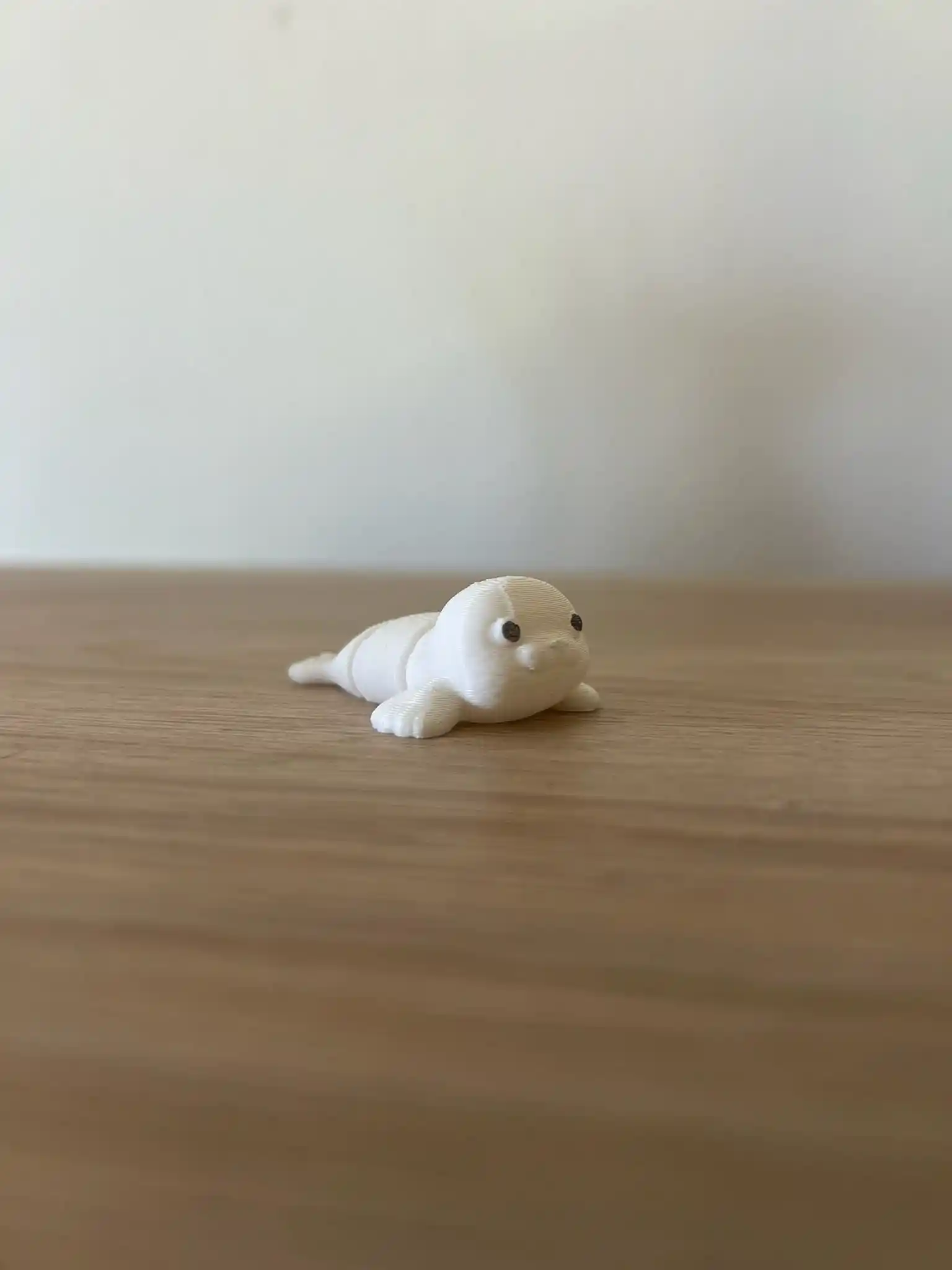 Mini Animal Flexível em Impressão 3D – Foca Ártica